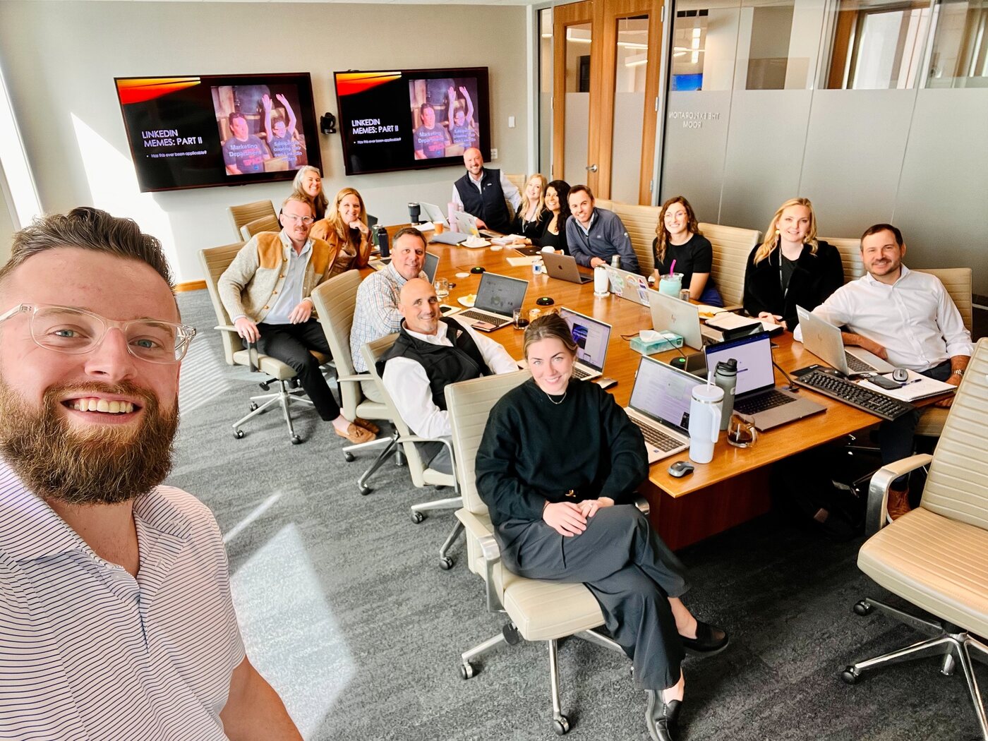 LinkedIn training session