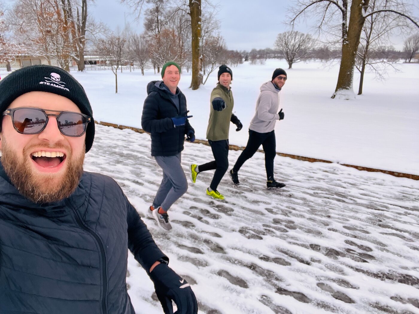 Snowy miles with the crew