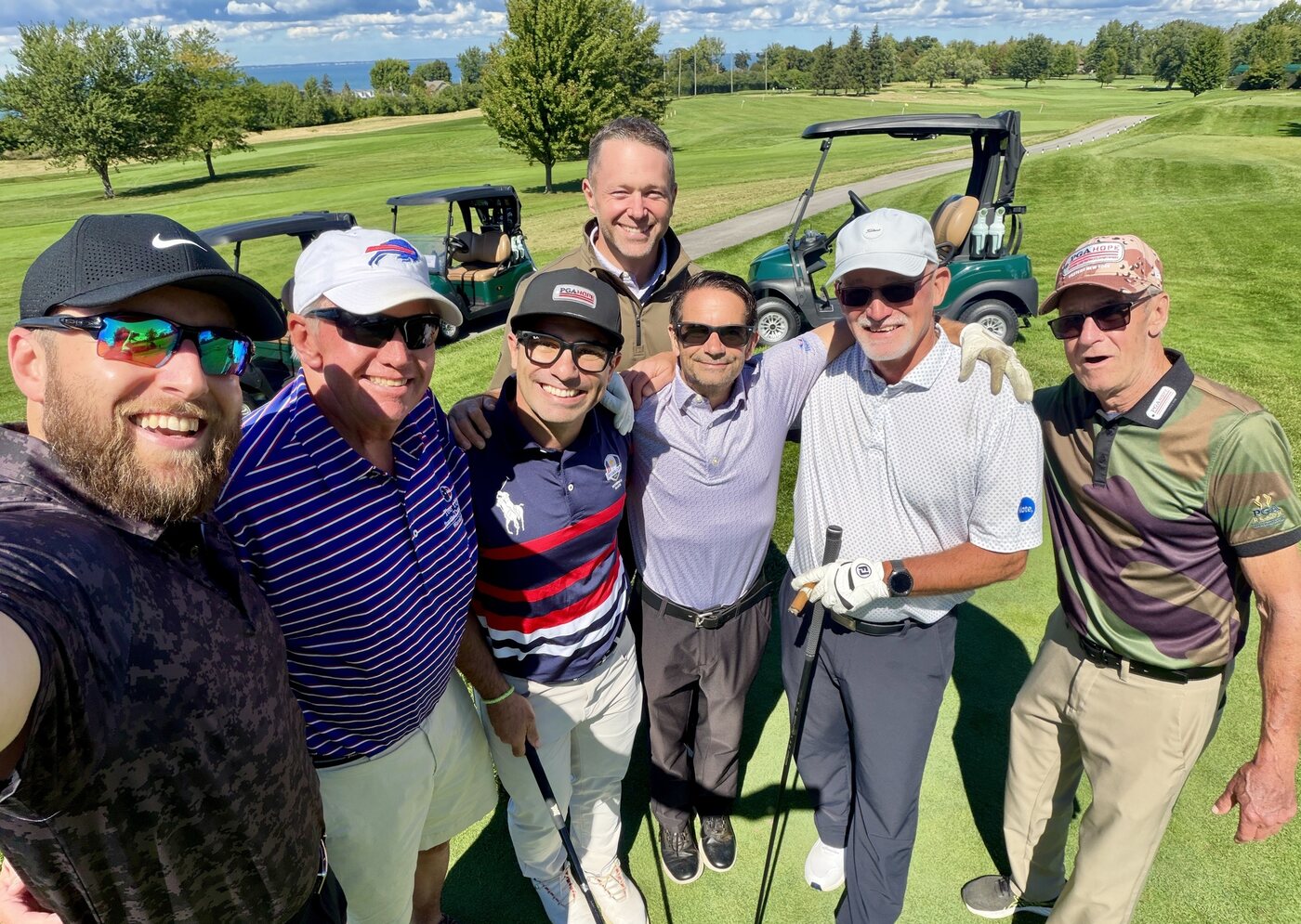 Golf with the crew